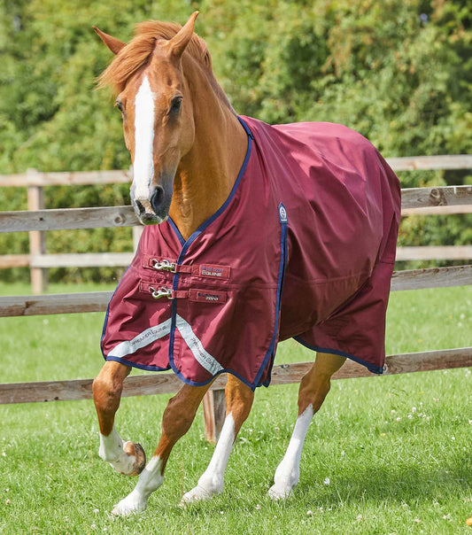 Premier Equine Buster Zero Turnout Rug Bugundy