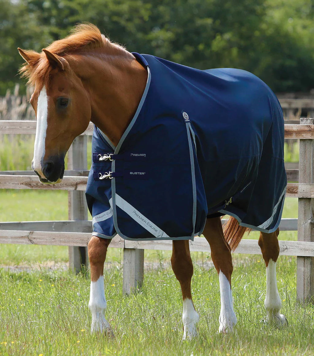 Premier Equine Buster Zero Turnout Rug Navy