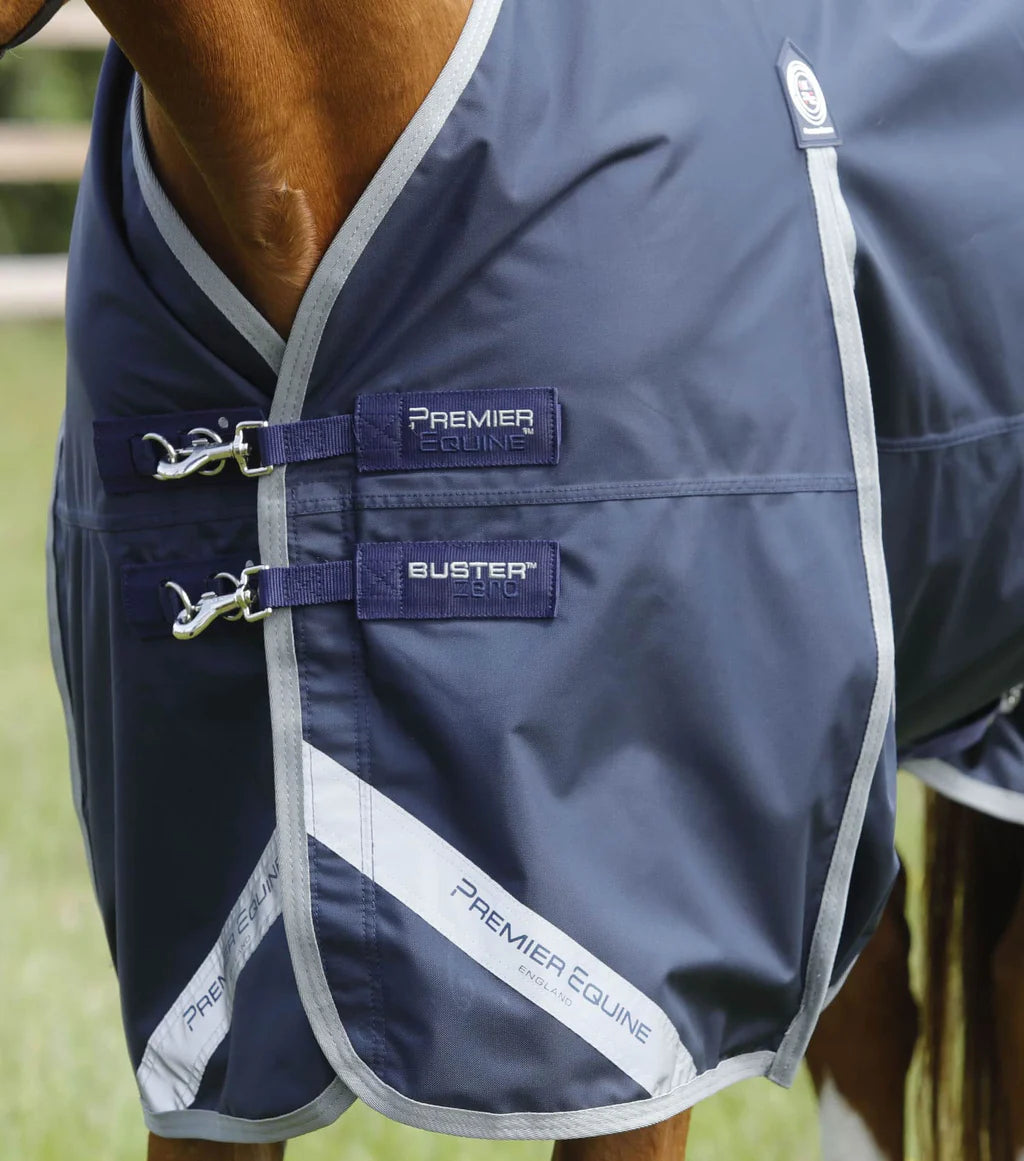 Premier Equine Buster Zero Turnout Rug Navy