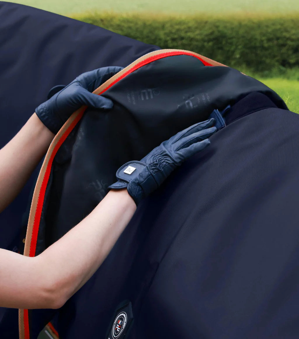 Premier Equine Buster Zero Turnout Rug with Classic Neck Cover Navy