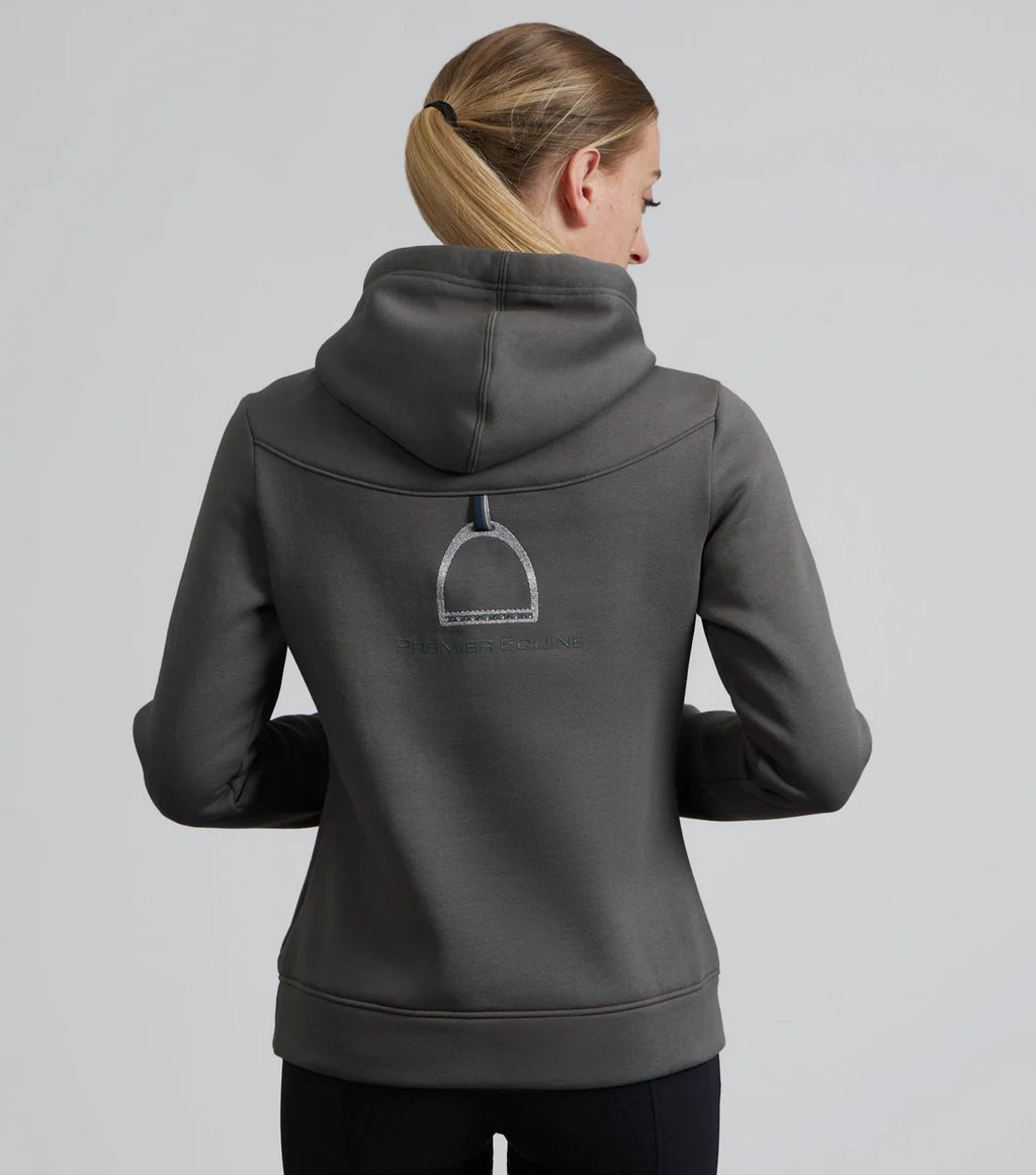 Premier Equine Lucia Ladies Hoodie Grey