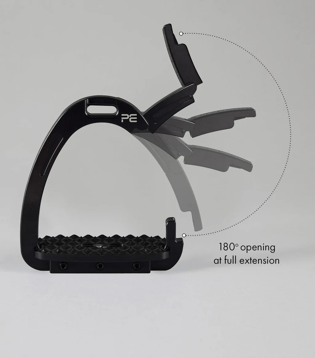 Premier Equine Intego Duo Safety Stirrup Black