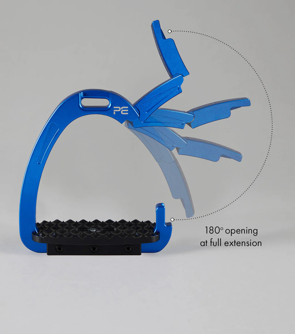 Premier Equine Intego Duo Safety Stirrup Blue