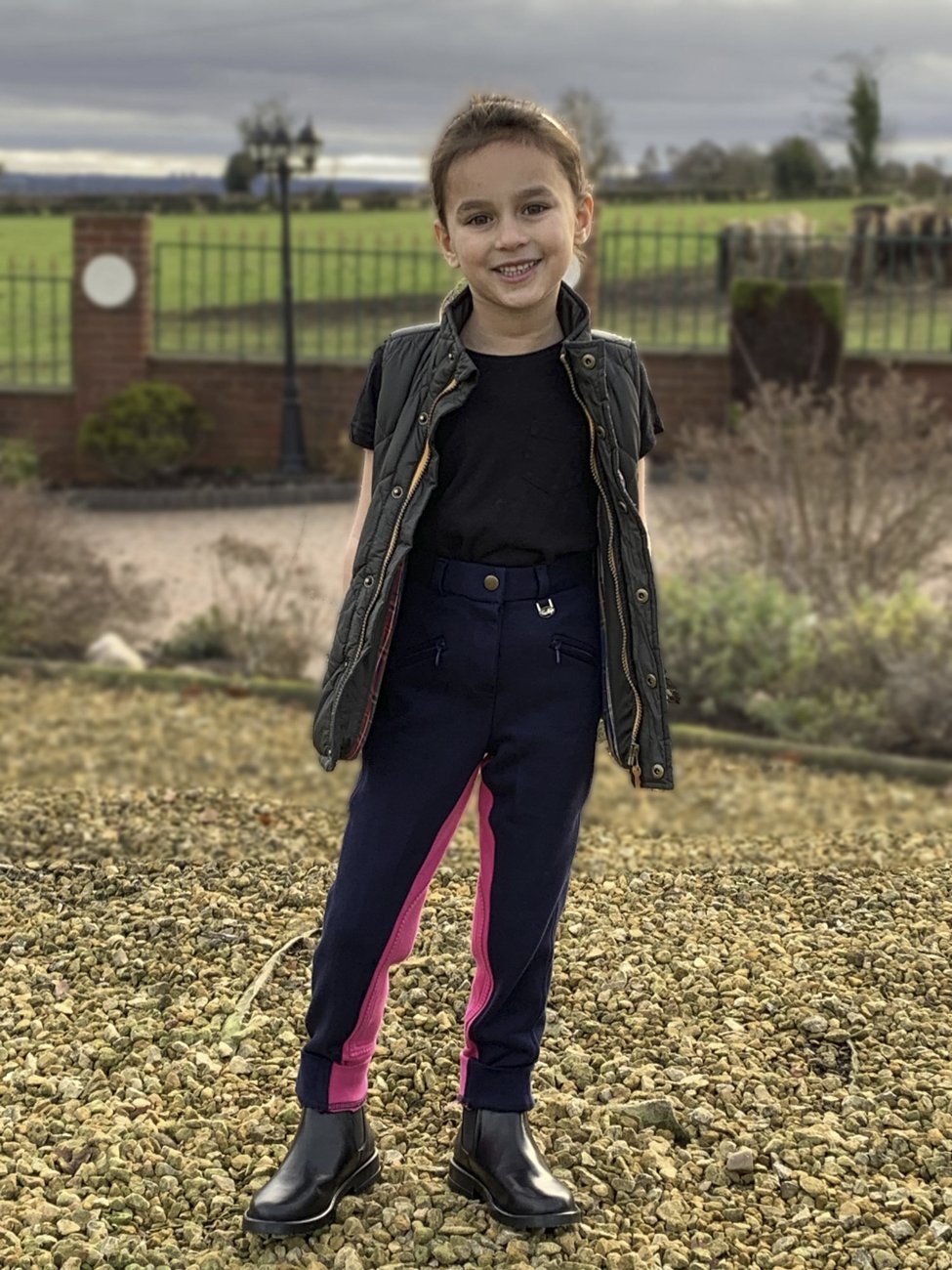 Gallop Child's Two Tone Jodhpurs