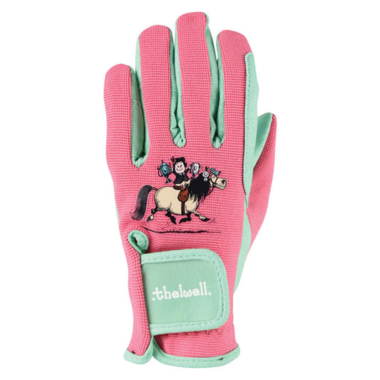 Thelwell Pink & Mint Childs Glove