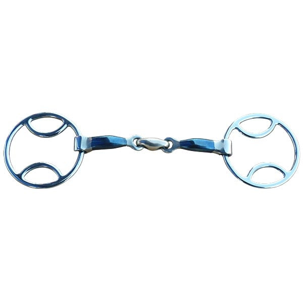 Blue Steel Sweet Iron Loose Ring Bit with Lozenge