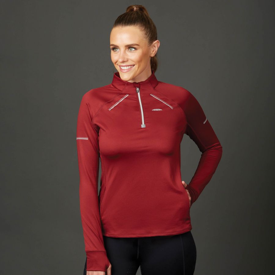 Weatherbeeta Maroon Thermal Base Layer 'Victoria'