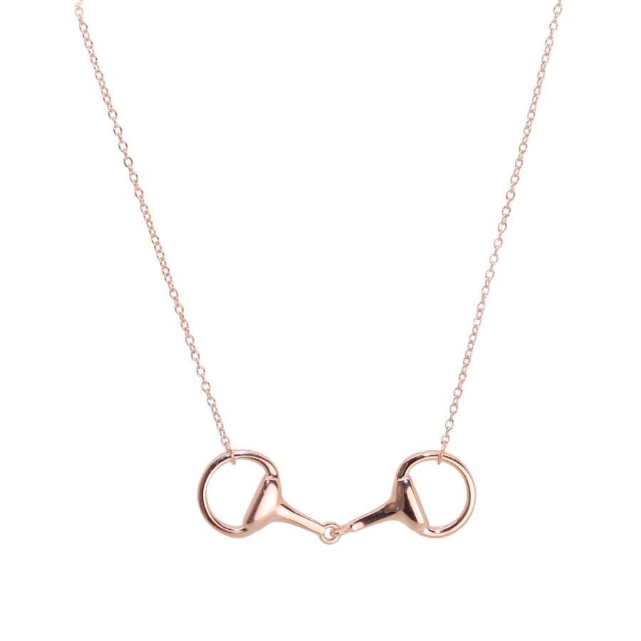 Rose Gold Snaffle Necklace